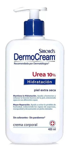 Simonds Dermocream Hidratación Urea 10% 400ml