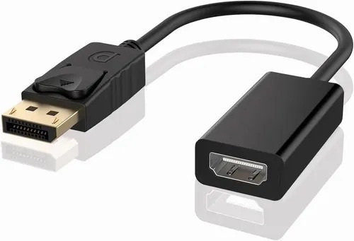 Cable Adaptador Displayport A Hdmi - Dp A Hdmi Negro