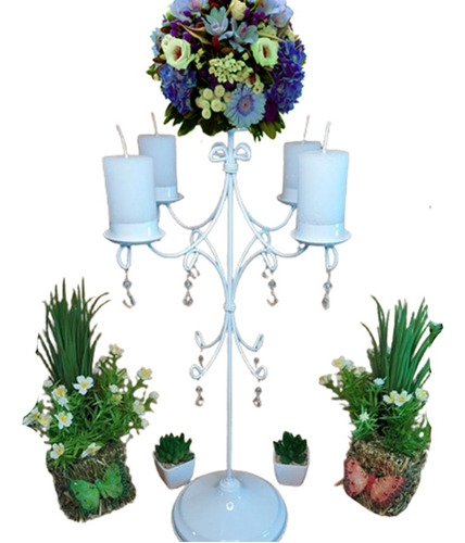 8 Unidades De  Candelabro