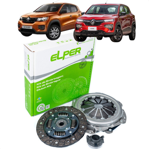 Kit Embreagem Kwid 1.0 12v Flex Original Elper Envio Rápido