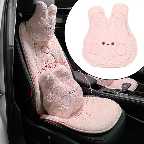 Cojín De Asiento De Coche Suministros Respaldo Conejo 3d