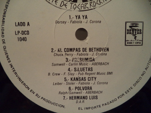 Isis El Arte De Tocar Rock N Roll Volumen 1, Y 2..2 Lps (Usado)