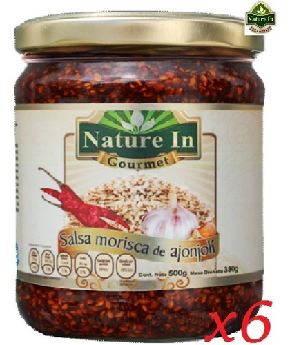 X6 Salsa Morisca De Ajonjoli 500g Nature In Gourmet