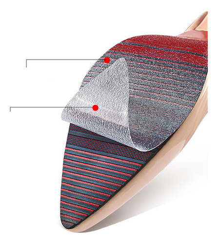 I 2 Almohadillas De Agarre Transparentes For Zapatos De 10