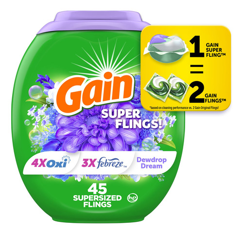 Pacotes De Detergente Para Roupa Ganham Arremessos Superdime