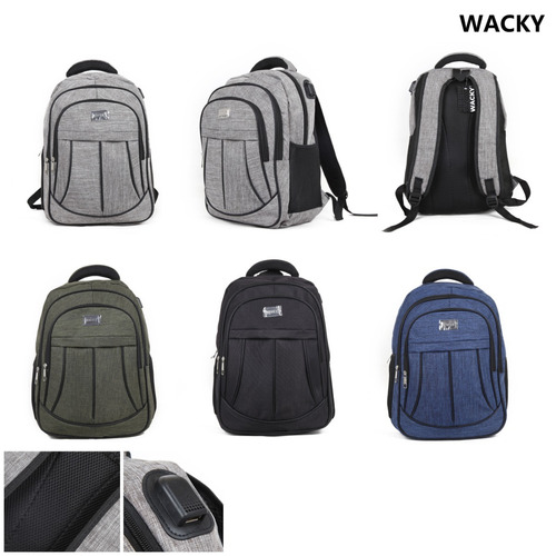 Imagen 2 de 10 de Mochila Usb Hombre 18 Wacky Varios Colores!