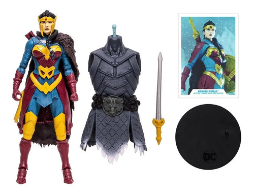 Dc Build-a Wave 7 Endless Winter Wonder Woman 7-inch