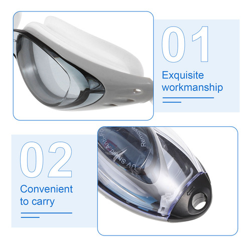Gafas De Natación Antivaho Ajustables Para Hombre Y Mujer, C
