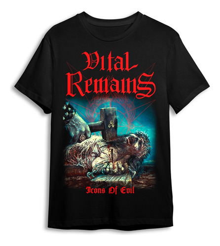 Polera Vital Remains - Icons Of Evil - Holy Shirt