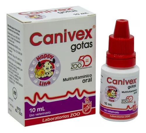 Canivex Gotas 10ml Multivitaminico Perros Y Gatos