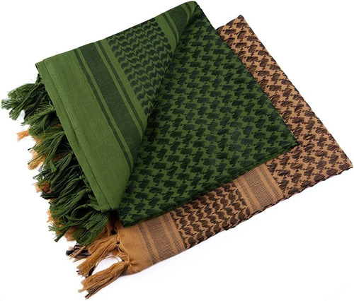Free Soldier Scarf, Cotton With Tassel, 109x109cm, X2u Aa Aa