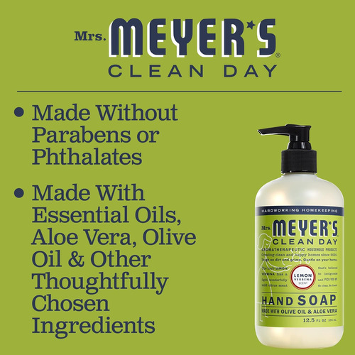 Mrs. Meyer's Clean Day Liquid Hand Soap, Cruelty-free, An...