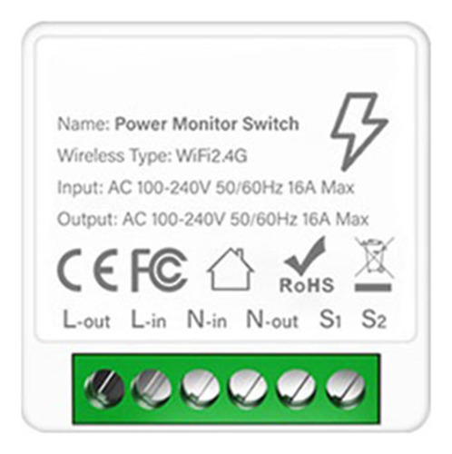 Conmutador Wifi Ac 100-240 V 50/60 Hz Ieee 802.11b/g/n