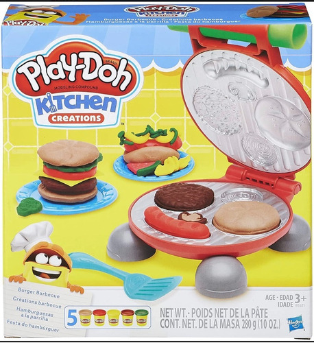 Masa Play-doh Kitchen Creations - Parrilla