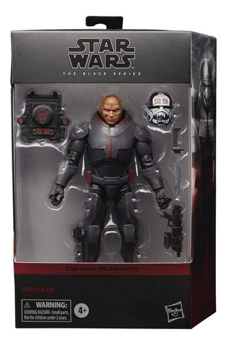 Wrecker Black Series Star Wars Mide 15cm Detalles Empaque