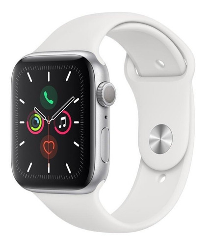 Apple Watch Serie 5 44mm Silver Prata S5 Prod Lacrado C/nota