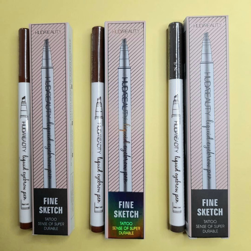 Imagen 2 de 2 de Lapiz Marcador Efecto Microblanding Delineador Hudabeauty