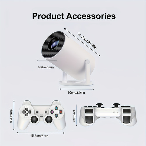 Proyector Profesional 4k Hd Android 11 Wifi6+juegos Variados