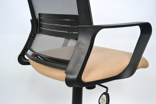 Imagen 6 de 10 de Silla Oficina Indar Link Negra Colores Neumatica Ergonomica