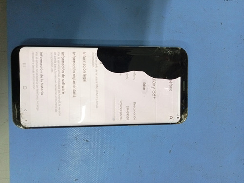 Celular Samsung S8 Plus Color Plateado Para Reparar O Piezas (Usado)