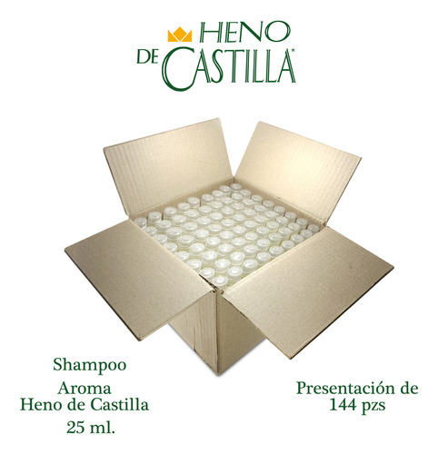 Shampoo 25 Ml - Heno De Castilla, Amenidades Hoteleras, 144u