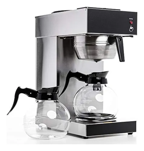 Cafetera Sybo Pourover 12 Tazas + Hervidor Acero Inoxidable