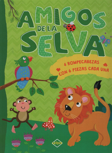 Amigos De La Selva ( 4 Rompecabezas Con 6 P - Aa.vv