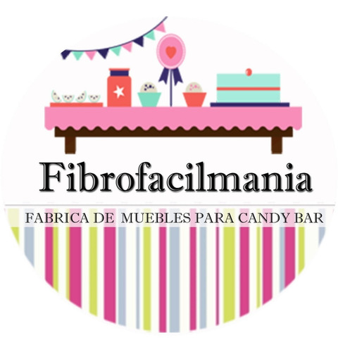 Imagen 2 de 5 de Mesas Candy Bar Desarmables 9mm Mdf Set X 2 Unidades