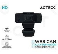 Camara Web Acteck Haptos/ Hd/con Microfono/reconocimiento De