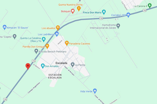 Gran Terreno En Venta De 9.500 M². Escalada, Zárate