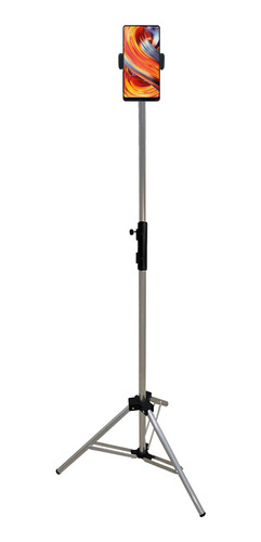 Tripé Com Suporte De Celular Universal Telescópico 1,80m Pro