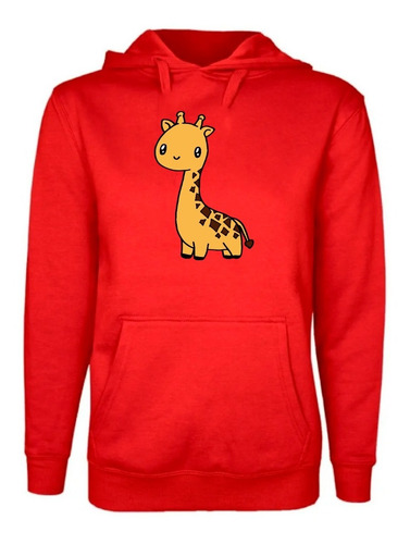 Imagen 1 de 2 de Polerón Estampado Jirafa Kawaii