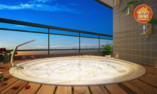 Imagem 8 de 30 de Cobertura À Venda, 370 M² Por R$ 3.845.000,00 - Canto Do Forte - Praia Grande/sp - Co0084