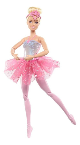 Hermosa Nueva Barbie Bailarina Fantasía Luces Brillantes (Usado)