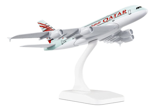 Escala 1:300, Modelo De Avión Qatar Airbus 380, Modelo...