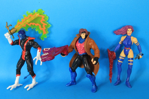 Gambit Nightcrawler & Psylocke X-men Classics 1996