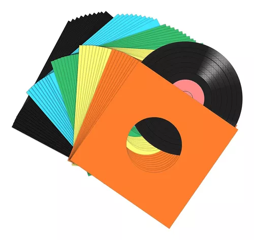 FUNDAS EXTERIORES DE PLÁSTICO PARA VINILO LP: Lote de 100 Fundas