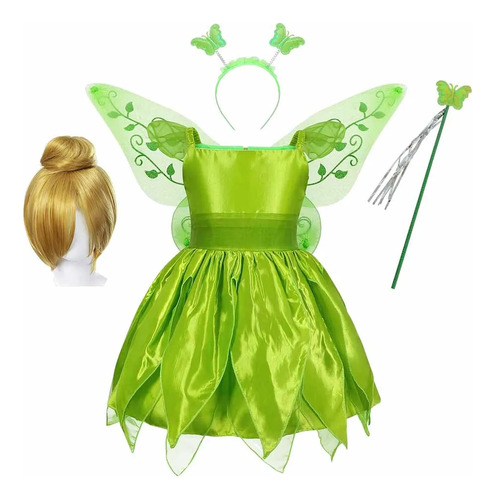 Disfraz De Princesa Tinker Bell Para Fiesta De Halloween Par