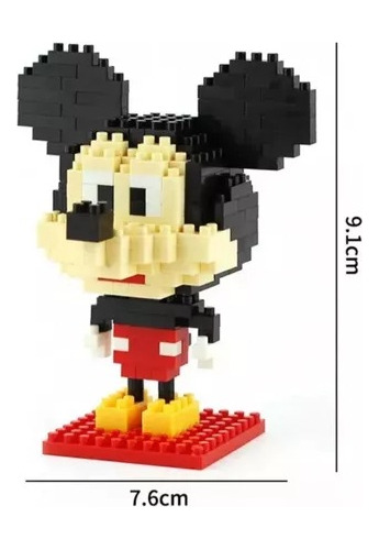Mini Bloques Mickey Mouse Figura 3d Armable