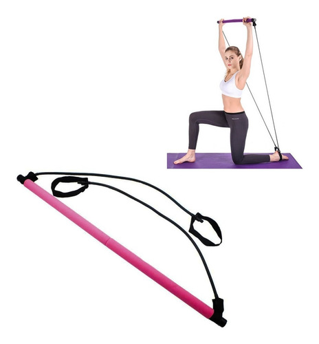 Barra De Pilates Portatil Abdominales Piernas Ejercicio Yoga