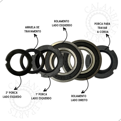 Rodamiento de llanta de bicicleta Central Movement Gts de 45 mm 29/26/24/20