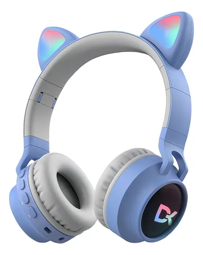 Auriculares Inalambricos Dekkin Radio Fm Vincha Orejas Gato
