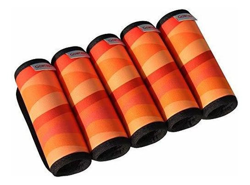 Etiqueta O Manija - Gowraps 5 Pack Neoprene Luggage Handle W