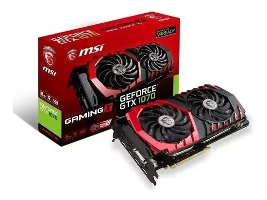 Placa De Video Nvidia Msi Gaming Geforce Gtx 1070 8g