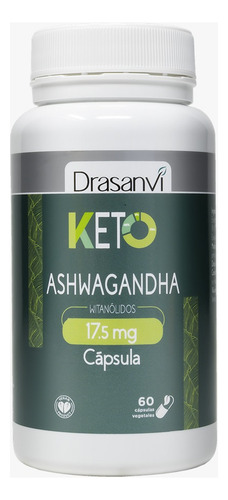 Ashwagandha Keto Drasanvi 500mg 17,5mg Witanólidos + 60 Cap
