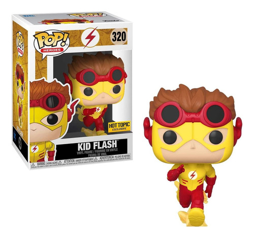 ¡funko Pop! Heroes: Dc #320, Exclusiva De Kid Flash
