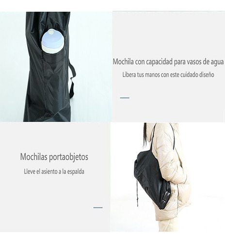 Periquera Para Bebe Portatil Plegable Silla Comer Ajustable