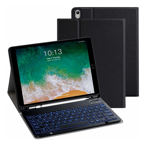 Estuche Teclado Para iPad Air Rd Gen Pro Inalambrico