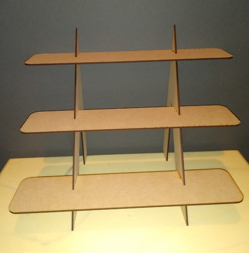Imagen 3 de 10 de Kit Exhibidores Muebles Mesa De Dulces Candy Bar Cupcake Mdf