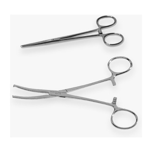 Pinza Kelly 14cm Curva / Recta - Instrumental Medico 